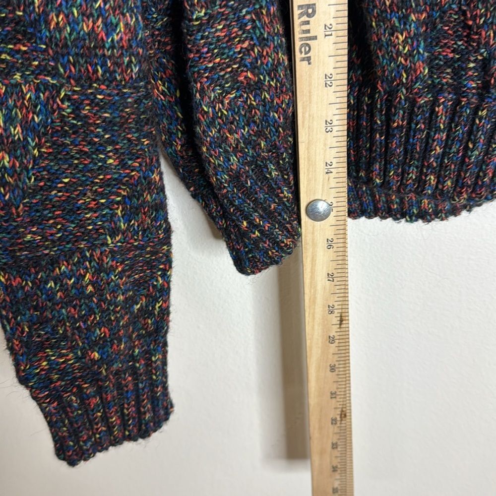 Barnes Storm Men's Multicolor Knit Wool Alpaca Mohair Blend Sweater Medium - Picture 8 of 9